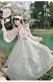 Nuit de Cellophane Perched On A Peach Bough Shorts Blouse Overdress Cape JSK and High Waist JSK(Reservation/2 Colours/Full Payment Without Shipping)